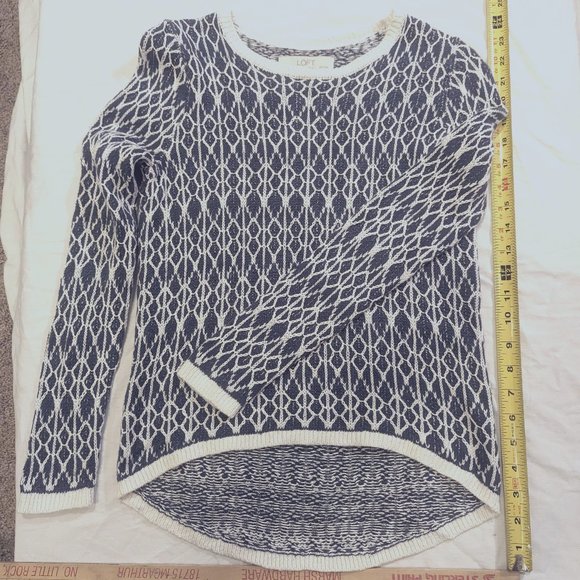 Loft Sweater in Navy/White Size XSP - Picture 2 of 5